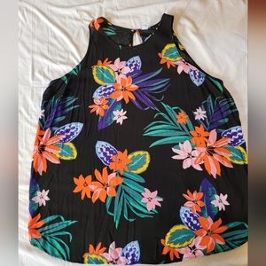 Old Navy floral print top size xxl tall